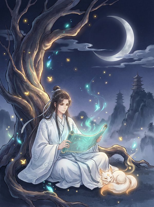 蜜桃传媒-月下书生